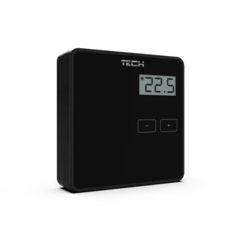 przewodowy sterownik pokojowy TECH st294 v1 - czarny przewodowy sterownik pokojowy TECH st294 v1 - czarny