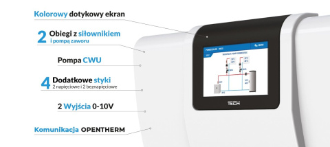 sterownik instalacyjny Tch I 2 Plus - wyświetlacz sterownik instalacyjny Tch I 2 Plus - wyświetlacz